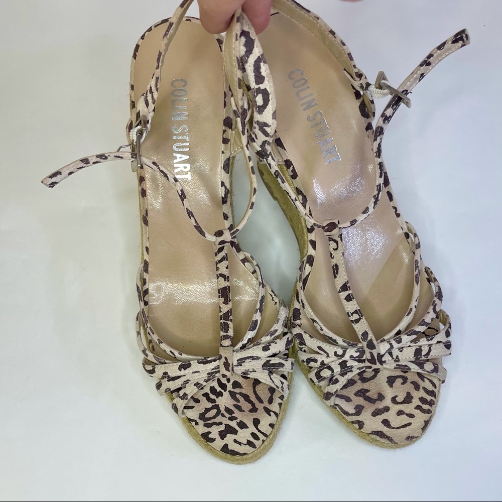 Colin Stuart Wedge Heels Sz 9